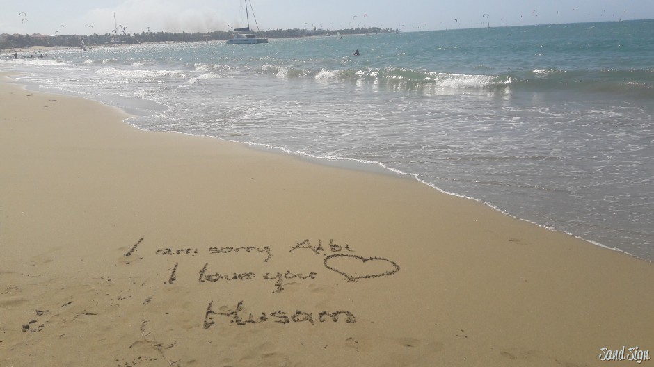 I am sorry Albi. I love you. Husam