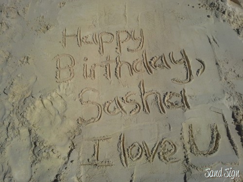 Happy Birthday, Sasha!I love U